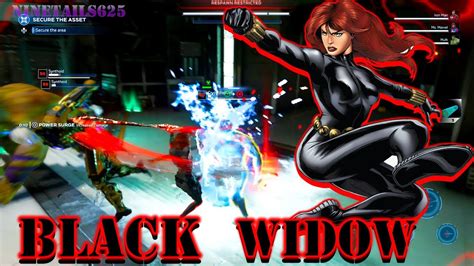 Black Widow Gameplay Marvels Avengers Beta Ps4 Youtube