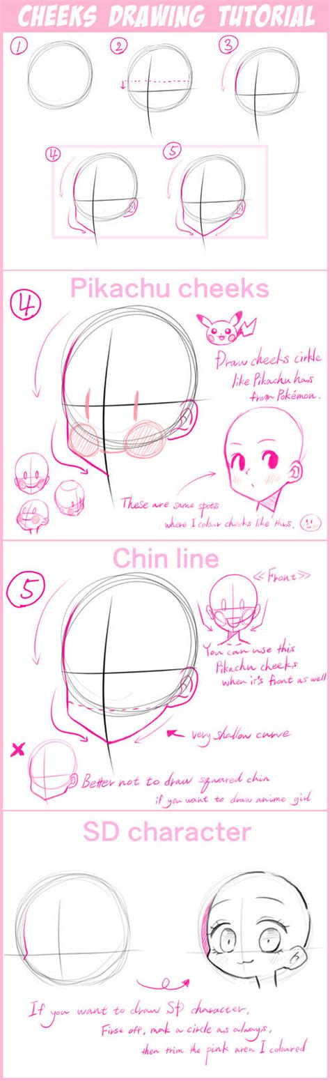 Anime Face Drawing Tutorial By Superkawaiicheese On Deviantart