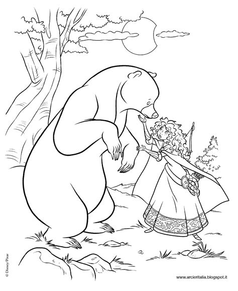 Chose your favorites, then color them now. arcieritalia: Coloriamo la Principessa Merida - Colouring ...