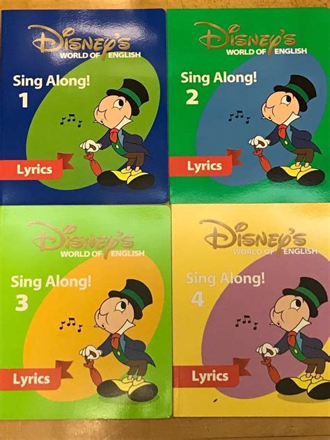 迪士尼美語世界 Disney World Of English Sing Along 12 Dvd 4 Cd And Spoken