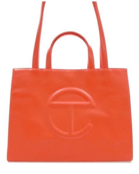 Telfar Shopping Bag Medium Orange Lyst