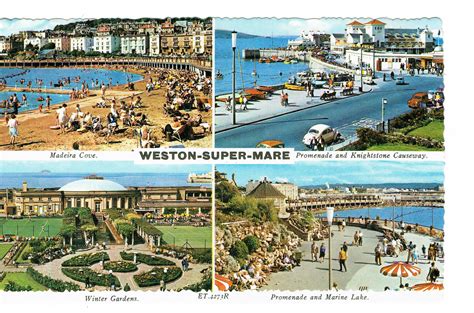 Weston Super Mare Multi View Valentines 1960s Weston Super Mare