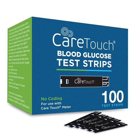 Buy Care Touch Blood Glucose Test Strips For Es I For Use With Care