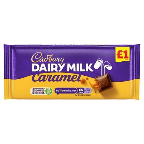 Cadbury Dairy Milk Caramel 120g Chocolate Kellys Expat Shopping