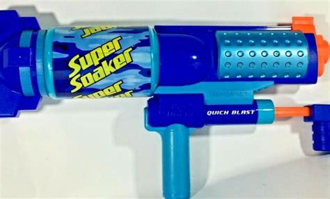 Super Soaker Quick Blast Water Gun Squirt Cannon Vintage 2007 Blue