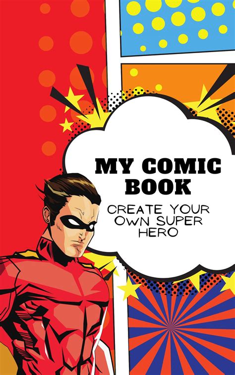 Blank Comic Book Superhero Series 1 Digital Download Draw Your Own