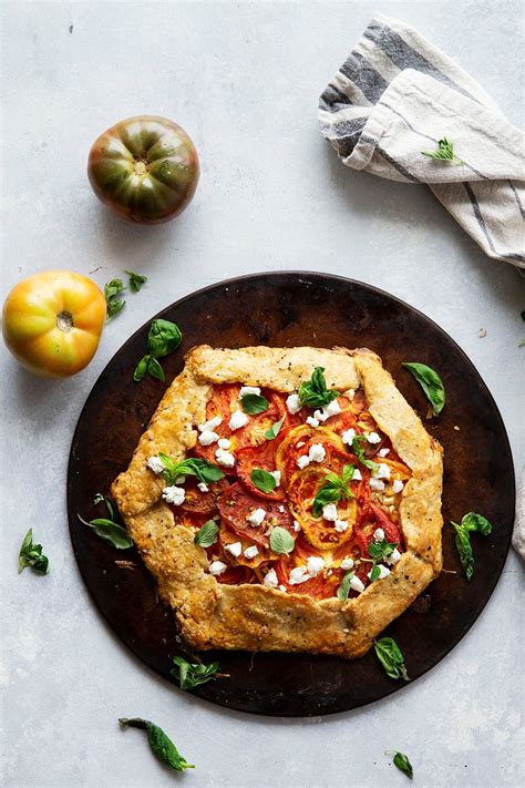Heirloom Tomato Goat Cheese Galette