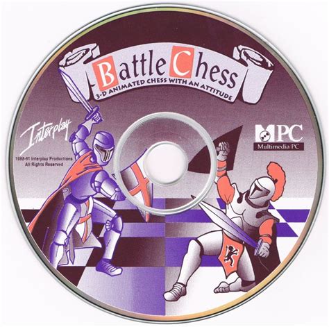 Battle Chess Enhanced Cd Rom 1992 Dos Box Cover Art Mobygames