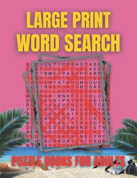 Buy Large Print Word Search Puzzle Books For Adults 100 Puzzles Word