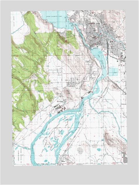 Klamath Falls Or Topographic Map Topoquest