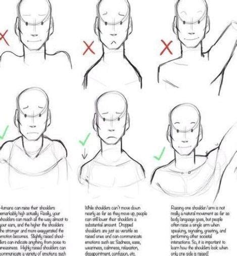 60 Ideas For How To Draw Anime Neck And Shoulders Male Figure Drawing