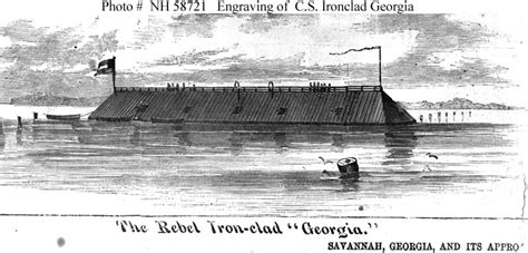 Confederate Ships Css Georgia 1862 1864