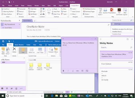 Exe Create A Note Of Outlook And Microsoft Sticky Notes