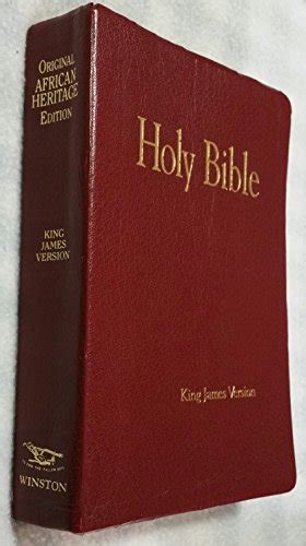 Used Vg The Original African Heritage Study Bibleking James Version