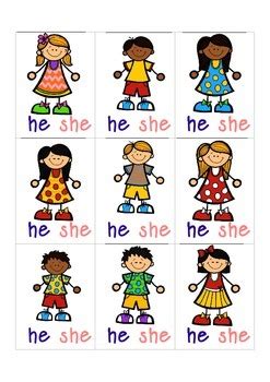 State regulations aside, your child's mere age doesn't need to be the sole qualifier for whether he or she should begin kindergarten or wait another year. He, She, Him, Her Pronoun Activity for Grammar and ...