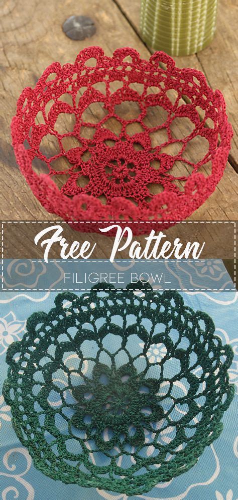 Crochet Doilies Bowl Embroidery And Origami