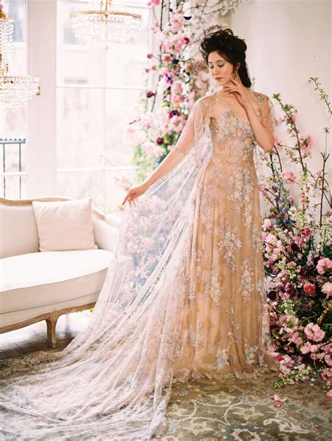 9 Floral Wedding Dresses Adorned With Eye Catching Appliqués