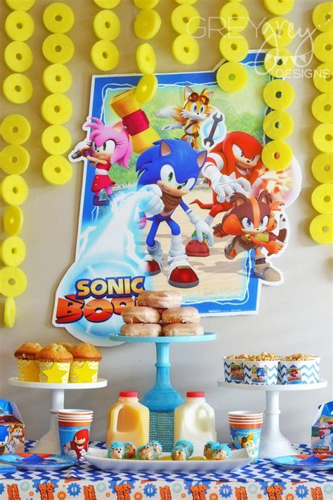 Sonic The Hedgehog Birthday Party Ideas Photo 30 Of 39 Catch My Party