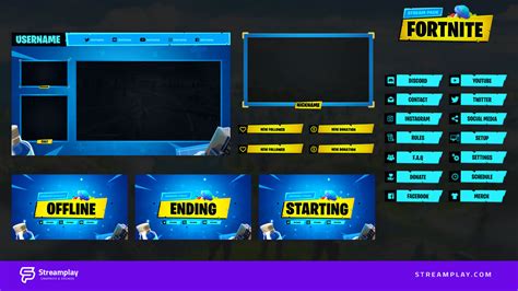 Fortnite Reloaded Stream Package Streamplay Graphics