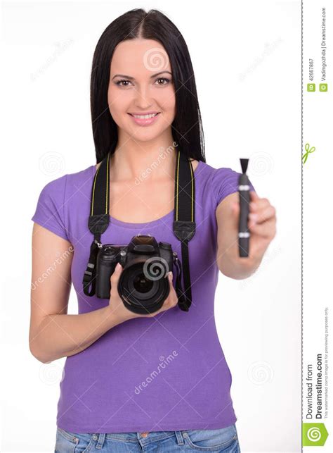 Photographer At Work Stock Image Image Of Confident 42667867