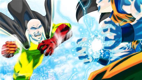 One Punch Man Vs Goku By Ndgo On Deviantart