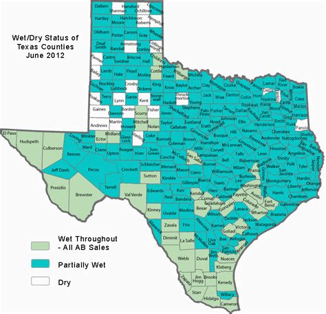 Dry Counties In Texas Map Secretmuseum
