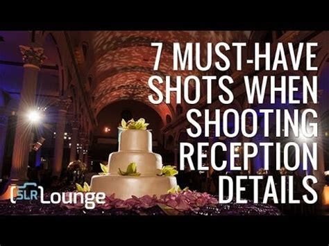 However, it's important to keep in mind that part of that fee must go to cover business expenses. Wedding Photography Tutorial | 7 Must-Have Reception Details Photos - YouTube
