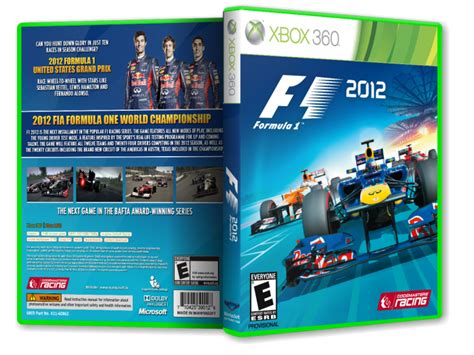 F1 2012 Xbox 360 Box Art Cover by payam_mazkouri