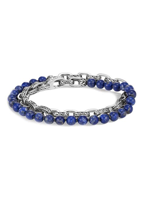 classic-chain-lapis-lazuli-bead-silver-double-wrap-bracelet-double-wrap-bracelet,-bracelets