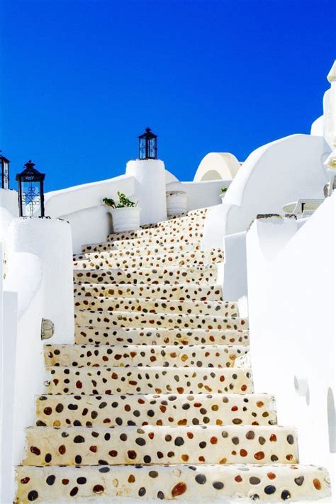 Steps In Oia Santorini Greece Travel Beautiful Places Places To