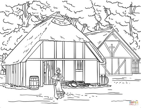 Here is a list of coloring pages that you can download and print for free. Jamestown Settlement coloring page | Free Printable ...