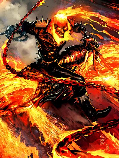 Mephisto Ghost Rider Vs Kyle Raynor Ganthet Battles Comic Vine