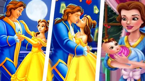 Beauty And The Beast Love Story Kissing Wedding And Belle S Baby