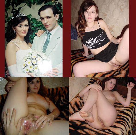 Dressed Undressed Photo Gallery Sexy Brides Before And After The Wedding Enf Cmnf