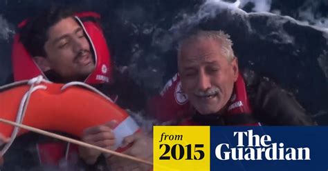 Coastguard Rescues Refugees Off Greek Island Of Lesbos Video World