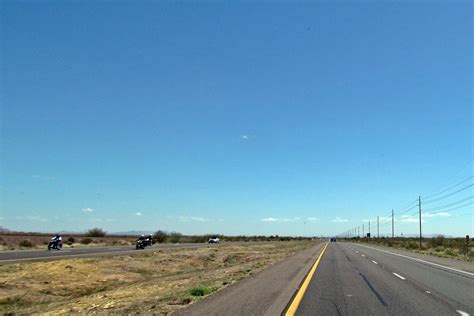 Southbound On Us Route 93 Arizona Near Wickenburg Arizo