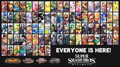 Super Smash Bros Ultimate Roster Wallpaper By Marioexpert On Deviantart
