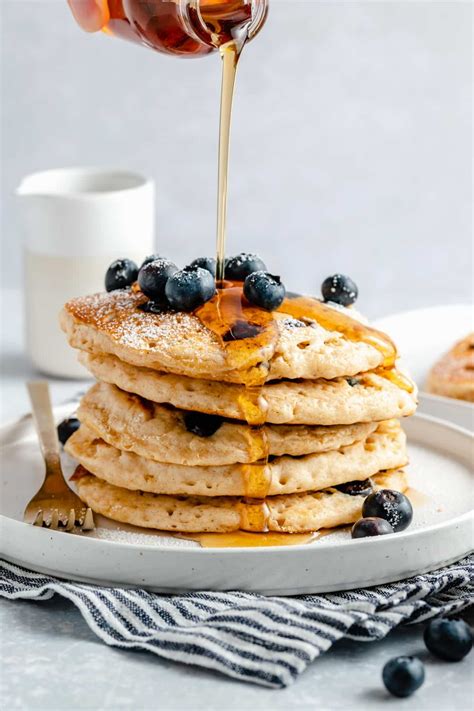 Fluffy Blueberry Pancakes Kims Cravings