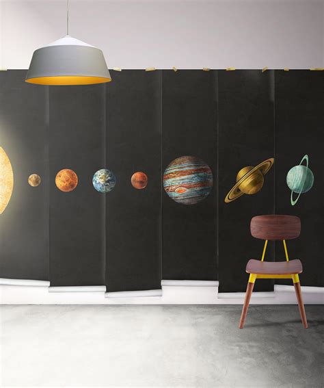 Solar System Mural Exclusive Space Wall Mural Milton And King Uk