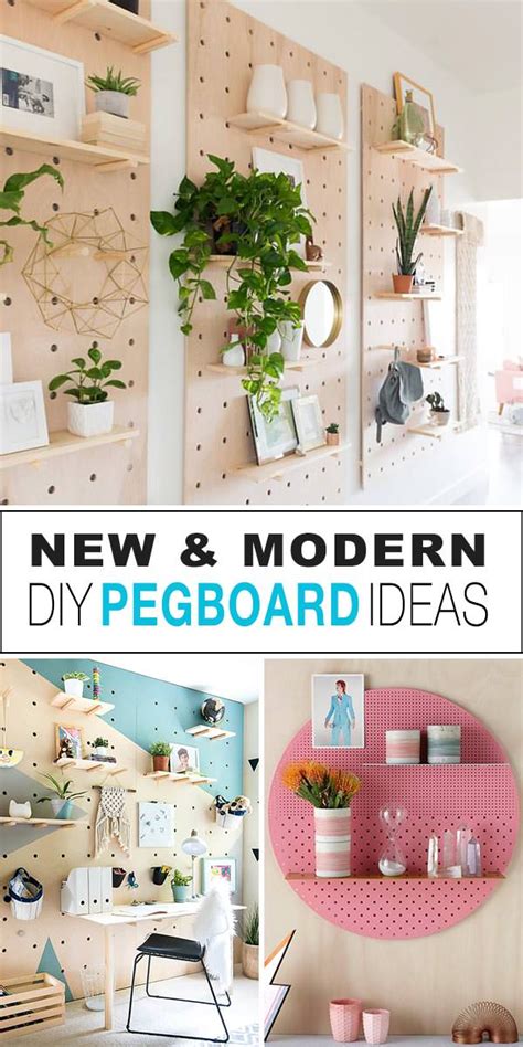 New And Modern Diy Pegboard Ideas In 2020 With Images Peg Board