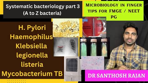 Systematic Bacteriology Part 3 Microbiology Rapid Revision Fmge