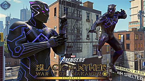 Marvels Avengers Game Black Panther Free Roam Gameplay 4k 60fps