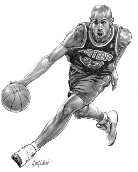 Shooting Basketball Drawing Easy Dessin Dun Joueur De Basketball