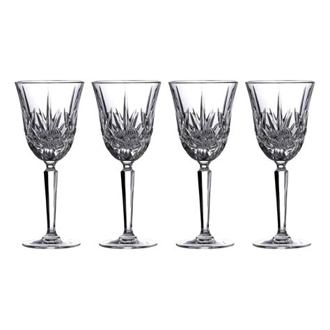 Marquis By Waterford Maxwell 8 Oz White Wine Glass Set Set Of 4 40033789 The Home Depot