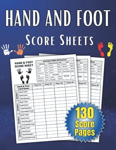 Hand And Foot Score Sheets 130 Hand And Foot Game Sheets Hand And