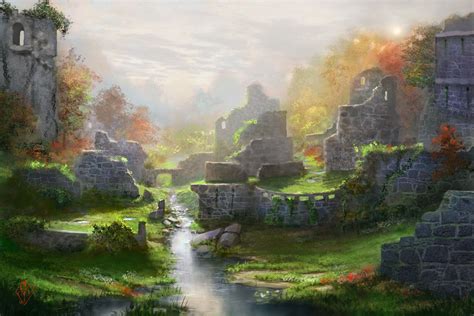 Beautiful Ruins By Jjpeabody On Deviantart In 2023 Fantasy Landscape