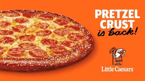Little Caesars Is Bringing Back The Pretzel Crust Pizza