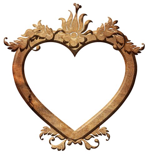 Picture Frames Love Mirror Heart Heart Frame Png Download 12231280