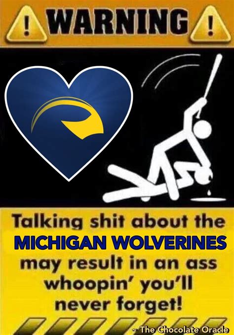Go Blue Michigan Wolverines Football Michigan Football Funny
