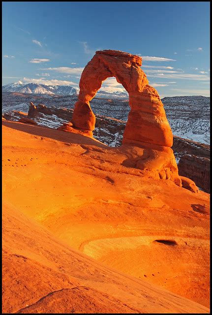 Delicate Arch Winter Sunset Arches National Park Ut 20 H Flickr